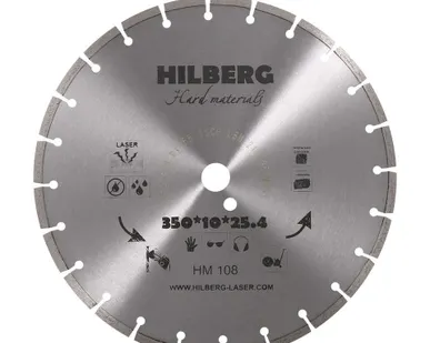 фото Диск алмазный Трио Диамант Сегмент Hilberg Hard Materials Лазер 350мм