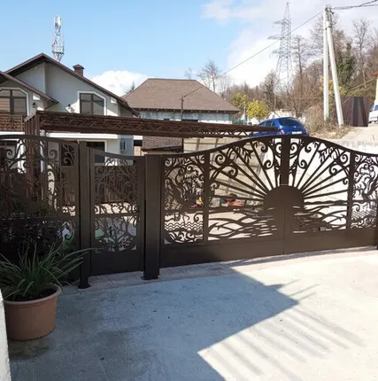 Фото №0 Откатные ворота