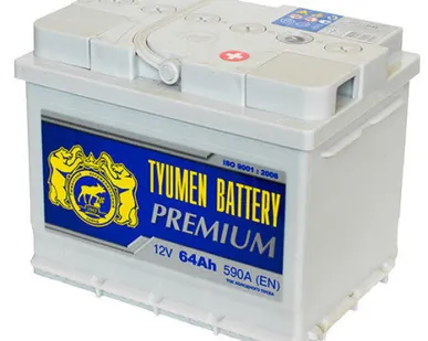 фото Аккумулятор "Тюмень премиум" 64 А/ч