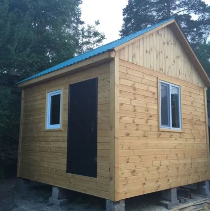 Фото №0 Дом для дачи (каркасный) ДД-015 4х4м (Под ключ)