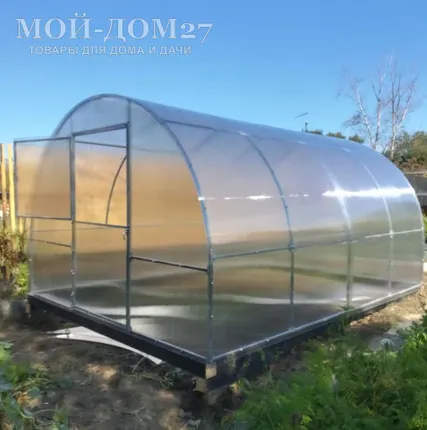 Фото №7 Теплица Сибирская Усиленная 4 метра с поликарбонатом