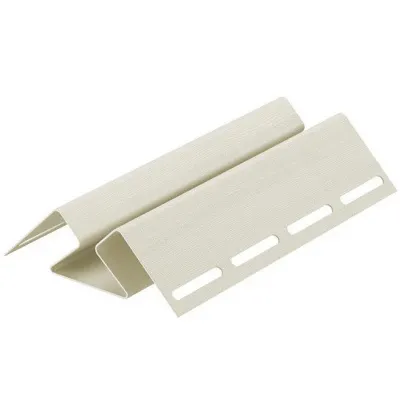 Фото №0 Профиль для сайдинга Docke STANDART и PREMIUM Внутренний угол Пломбир