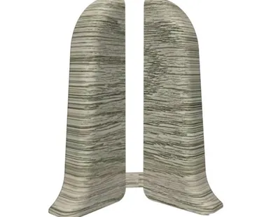 фото Заглушка для плинтуса левая, дуб пепельный