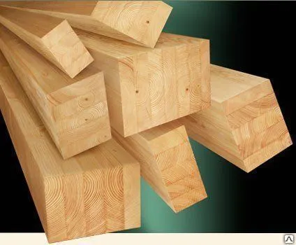 Фото №0 Брус клееный строганный 90х90 мм 4 м ель АВ ДМ