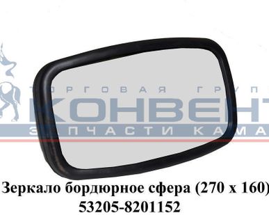 фото Зеркало бордюрное сфера (270х170)