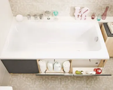 фото Ванна акриловая Triton 170х80 Джена на каркасе