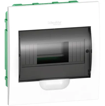 Фото №0 Бокс встраиваемый СП Easy9 1ряд 8мод. с прозр. дверцей SE EZ9E108S2FRU