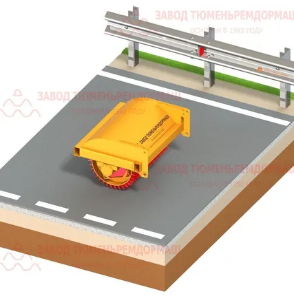Фото №0 Скалыватель льда (накатанного снега) «СЛ-ХХ-00»