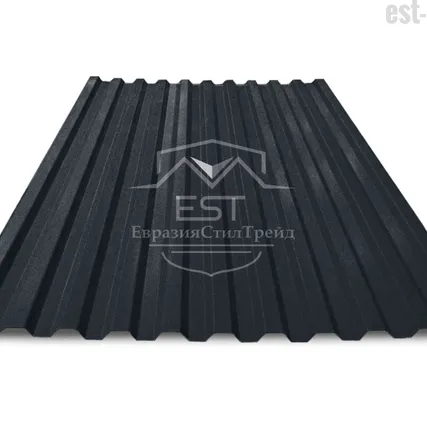 Фото №0 Профнастил С-21х1000 MATT | RAL 7024 Серый графит