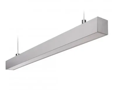 фото Светильник ULO-K10D 60W/5000K/L120 IP65 SILVER Светильник линейный светодиодный подвесной. Белый свет (5000К). 5600Лм. Алюминий. Цвет серебро. TM Uniel