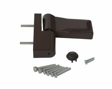 фото Петля дверная Elementis серия IQ-Plus коричневая 19-22 мм