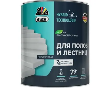 фото Эмаль Dufa акриловая, для полов и лестниц, база1, база1, 2 л