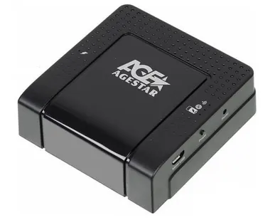 фото Внешний корпус AgeStar WPRS USB2.0 to 2.5" HDD SATA, Wi-Fi, 
Power bank 500