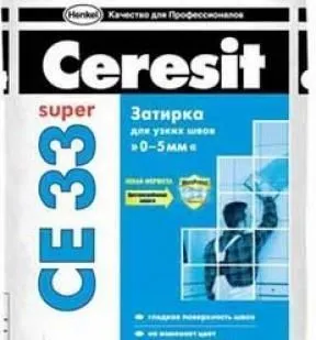 фото Затирка "ЦЕРЕЗИТ" СЕ 33 №01 белая 2 кг