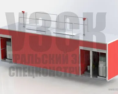 фото Контейнерные АЗС (в корпусе из профнастила)