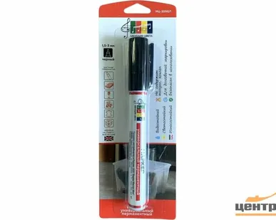 фото Маркер перманентный МЕЛОДИЯ ЦВЕТА, круглый, 1,5-3 мм, черный МЦ-2000-1