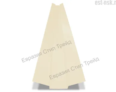 фото Планка ендовы верхняя 76х76х2000 RAL 1015