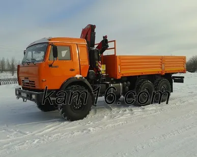 фото Камаз 43118 с манипулятором кму FASSI 110A