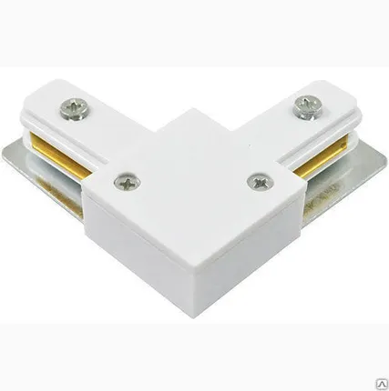 Фото №0 Коннекторы угловые белые для направляющих