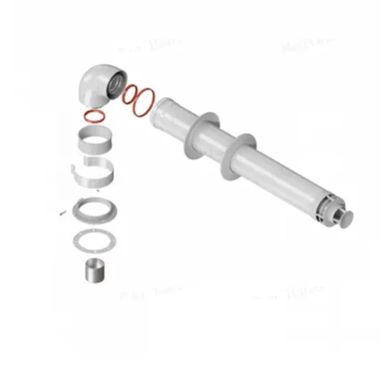 Фото №0 Комплект дымохода Стандарт Универсал.. 60/100 -750 мм (кроме Immergas и Navien Deluxe 75/100 стар.)