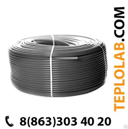 Фото №0 Труба из сшитого полиэтилена Stout PEX-a 32х4,4 серая