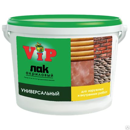 Фото №0 Лак акриловый универсальный VIP 3 кг