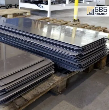 Фото №0 Лист нержавеющий г/к 6х1000х2000 мм AISI 430