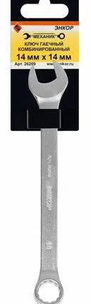 Фото №0 Ключ гаечный комбинированный 14х14мм ЭНКОР 26209