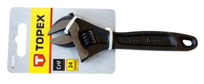 Фото №0 Ключ TOPEX разводной 200 мм диапазон 0-31 мм