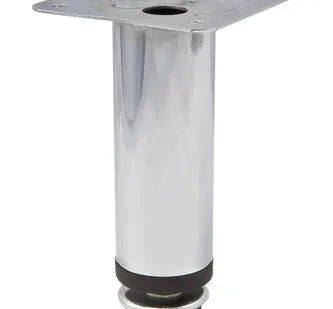 фото Опора меб. мет. D-100 h100 с регул. хром AKS