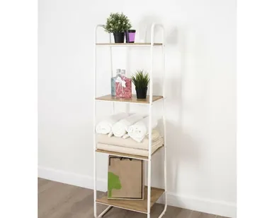 фото стеллаж Скандинавия 14 450х385х1470мм белый