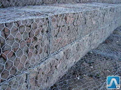 Фото №0 Габион коробчатый КД1 2х1х1 цинк диаметр проволоки 2,7/3,7