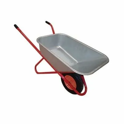 Фото №0 Тачка 1 колесная строительная 100л/200 кг Зеленая