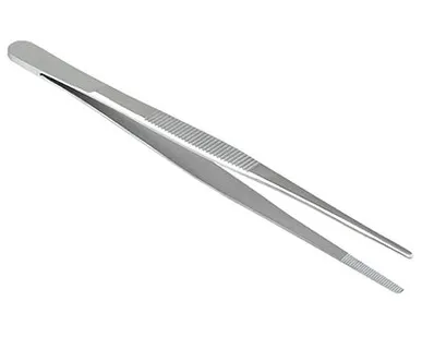 фото Пинцет 155мм прямой нержавеющая сталь ПРОФИ