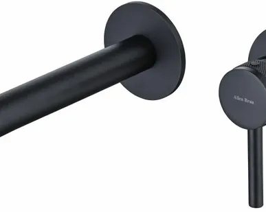 фото Смеситель для раковины Allen Brau Priority 5.31030-31 черный матовый