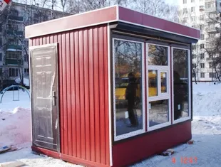 фото Киоск для уличной торговли 3,0х2,0х2,5м, эконом, новый