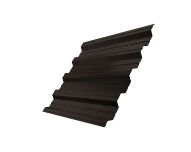 фото Профнастил HC44R Grand Line 0,5 Quarzit RR 32 темно-коричневый