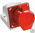 Фото №0 Розетка 124 стационарная 3Р+РЕ 32А 380В IP44 ИЭК
