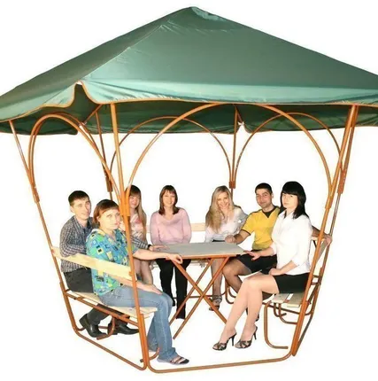 Фото №0 Беседка дачная 7-ми местная "Семейная 7"