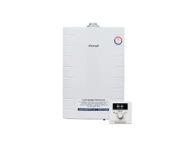 фото Настенный газовый двухконтурный котел Kiturami World Alpha-35 кВт