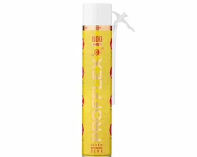 фото Монтажная пена, всесезонная, бытовая, с трубкой, 750 мл, Yellow Advanced 600 (50л) Profflex