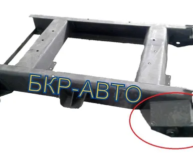 фото Кронштейн рамы поворотной тележки НЕФАЗ 8551-2902444 рессора 90