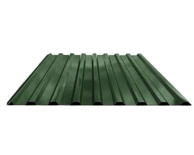 фото Профнастил окрашенный 0.4x1150 зеленый мох