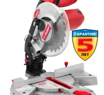 фото Пила торцовочная Зубр ЗПТ-210-1300-Л-02, 1300 Вт, диск 210 мм, пропил 60х120 мм