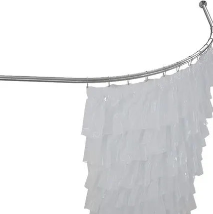 Фото №0 Карниз для ванны Aquanet Capri 170x110 хром 00156492