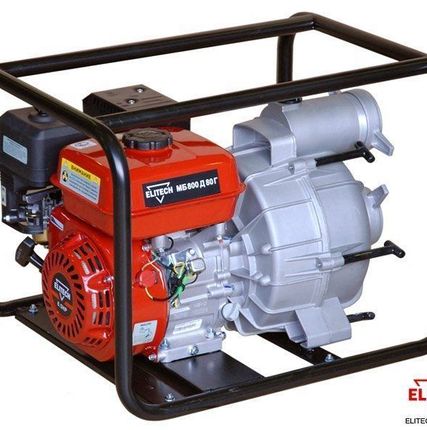 Фото №0 Мотопомпа ELITECH МБ 800 Д 80 Г