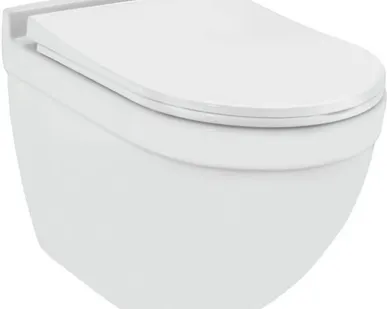 фото Унитаз подвесной безободковый Jaquar Solo белый SLS-WHT-6953BIUFSM