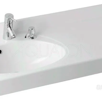 Фото №0 Раковина Акватон Отель 3/100 1A70073NOT01L левая