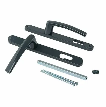 Фото №0 Гарнитур нажимной с подпружиниванием Mezut 25/85 (2 винта) антрацит RAL7016