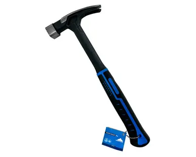 фото Молоток-гвоздодер плотника ПРОФ 450 гр., VERTEXTOOLS, 1 шт